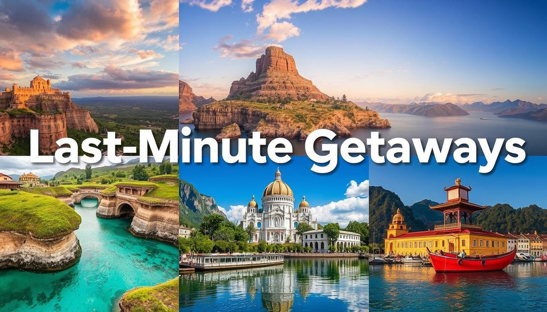 Top Destinations for Last Minute Getaways
