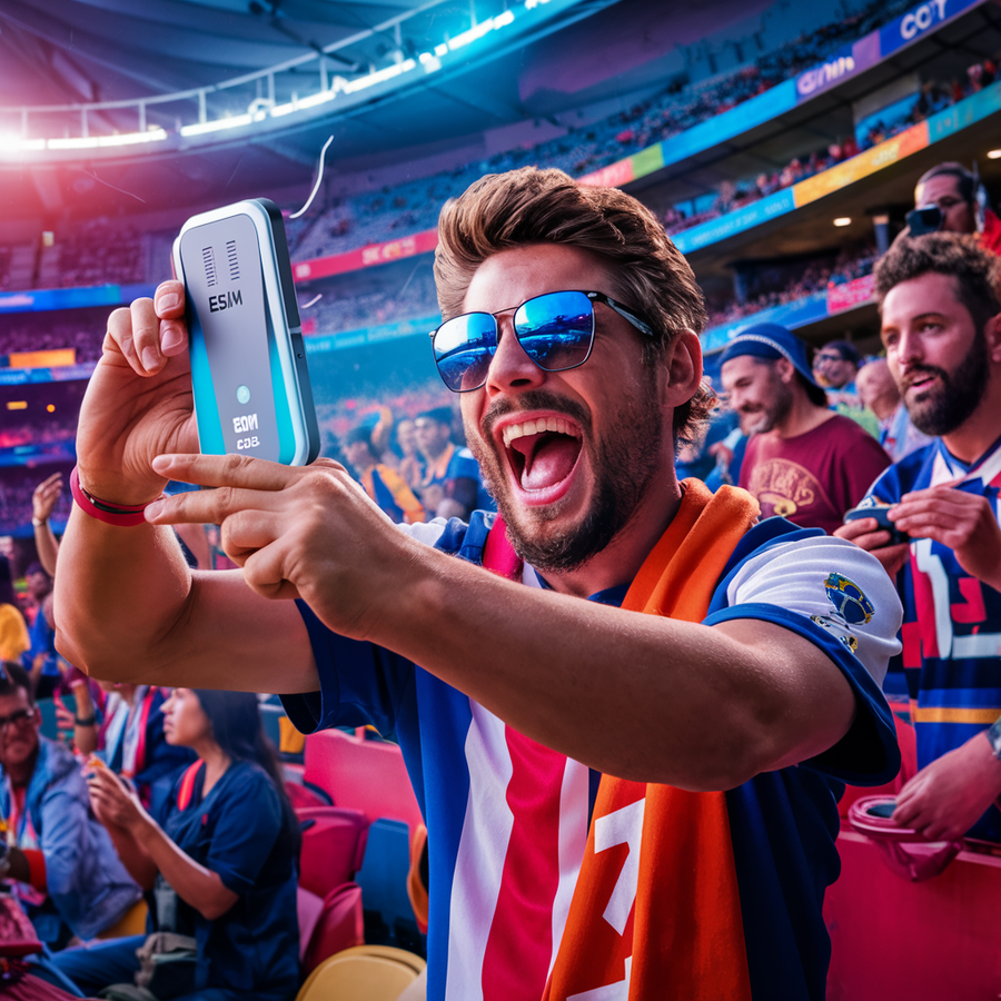 eSIM: The Game-Changer for Copa America Fanatics