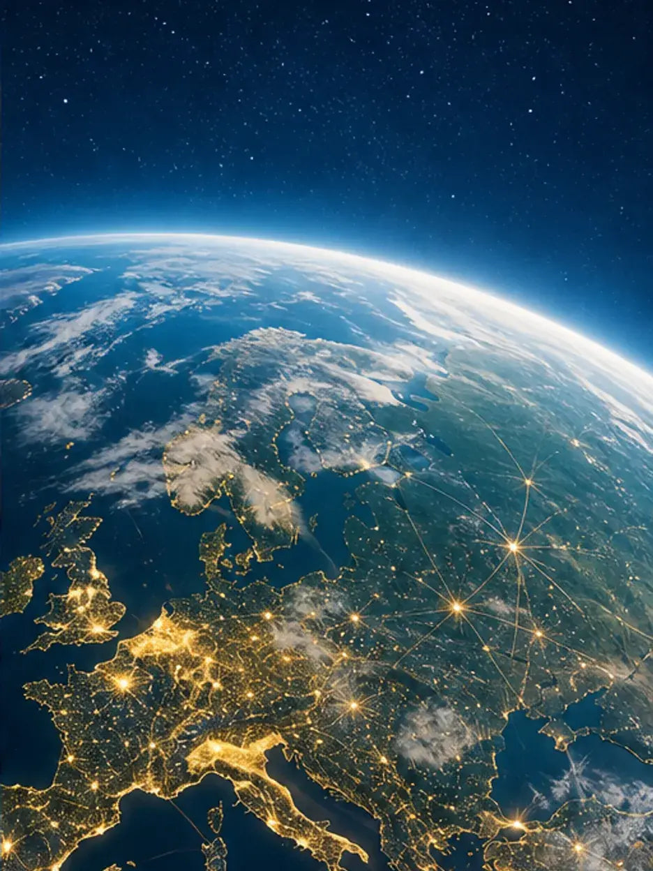 Global eSIM coverage from space